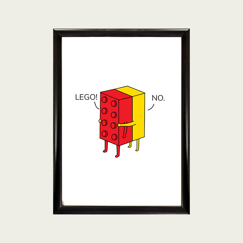 King Author Lego Poster & Frame